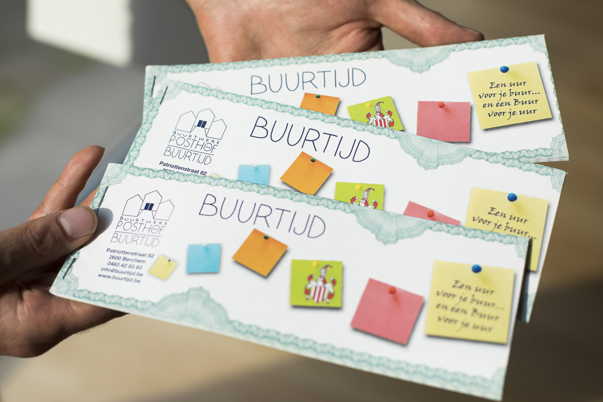Buurtijd - wijkmunt in Berchem