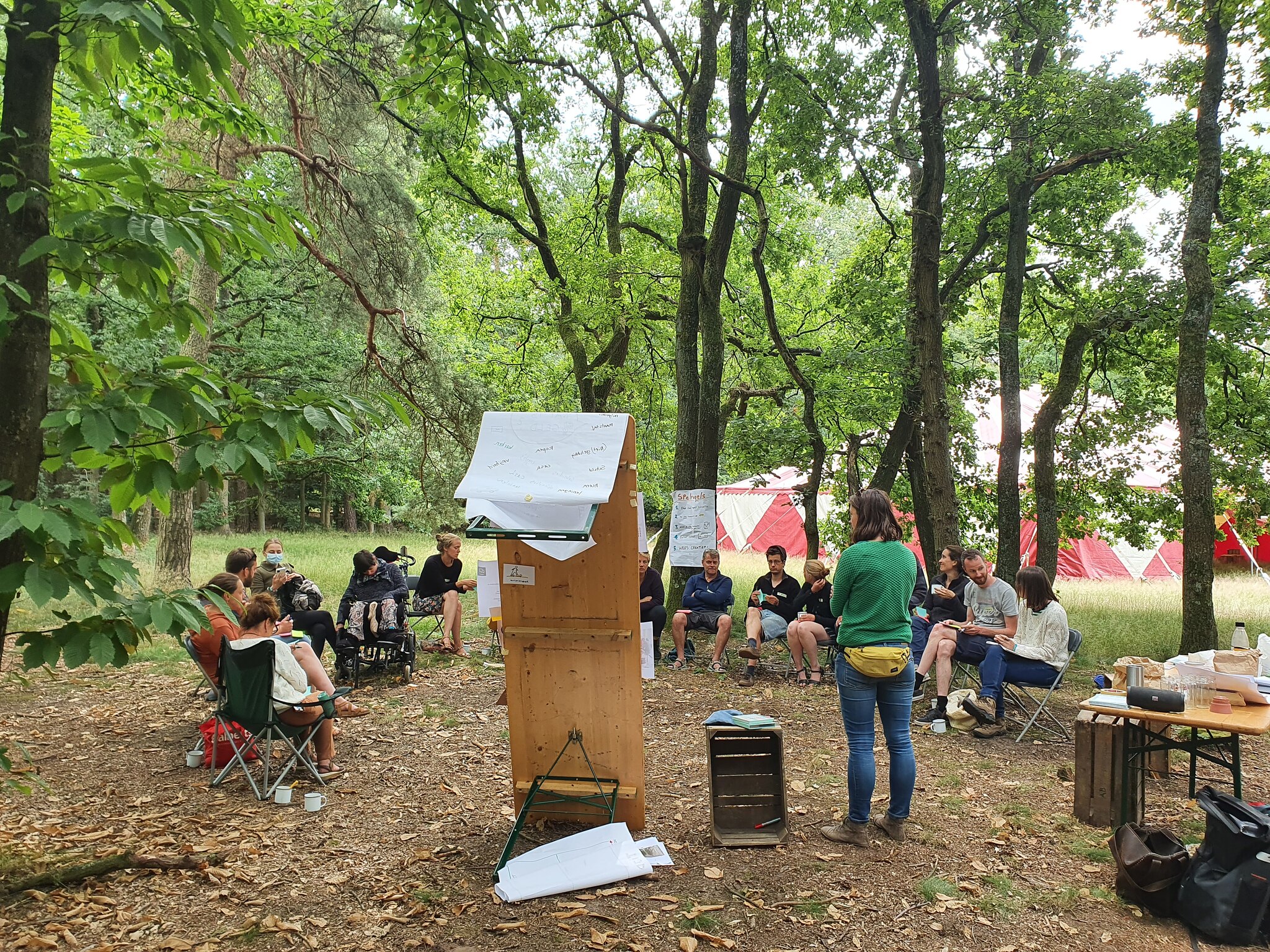 Workshop in het bos — start je eigen munt-sessie